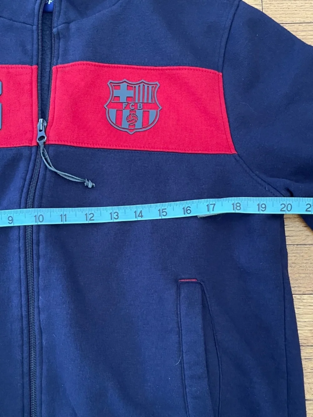 FCB Barcelona Soccer  Zip-Up Jacket